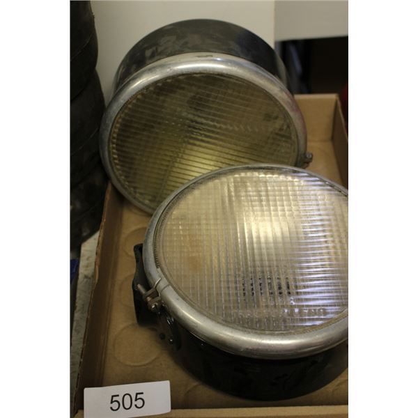 Antique Head Light Buckets