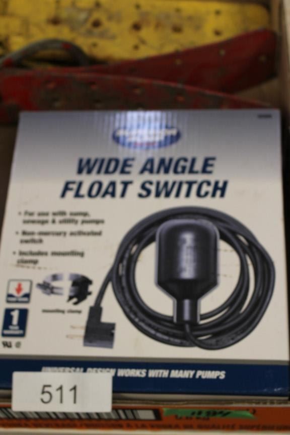 Wide Angle Float Switch New / Roof Safety Anchors