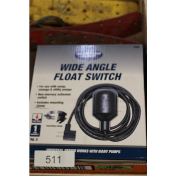 Wide Angle Float Switch New / Roof Safety Anchors