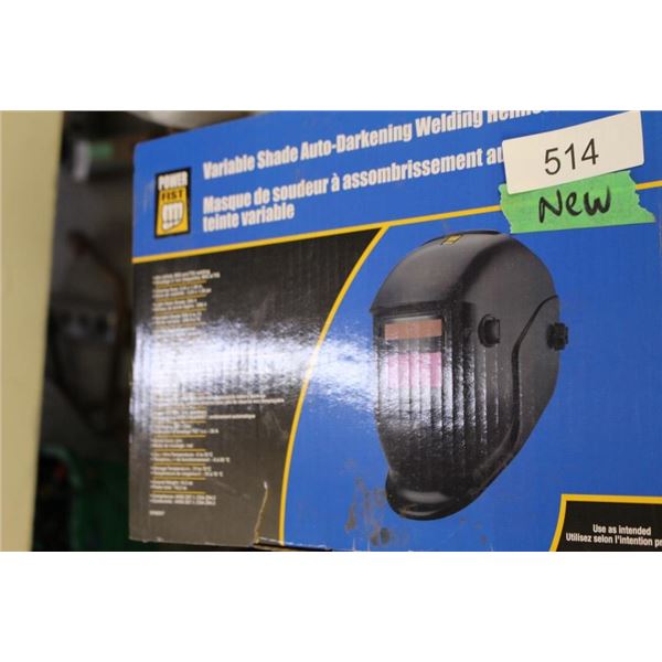 New Auto Darkening Welding Helmet