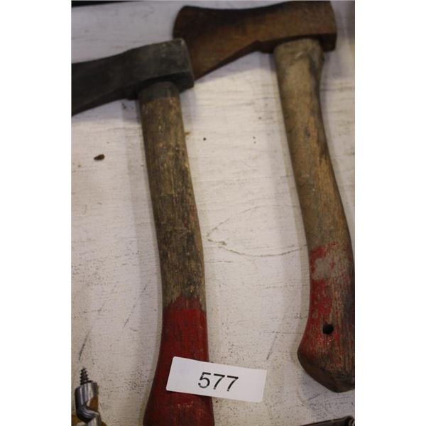 2-Wooden Hatchets