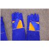 Image 2 : 5 Pair of Blue Welding Gloves