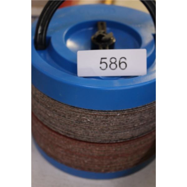 New Sanding Discs -50-  Tyrolit Fiber 180 x 22 mm