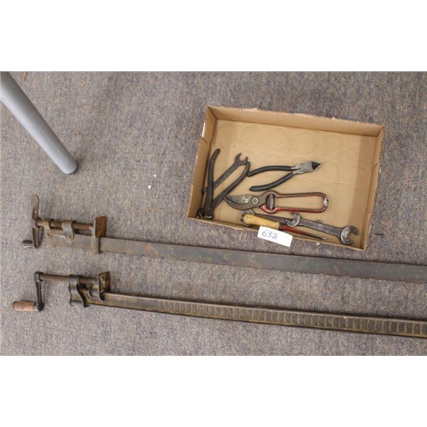 Vintage Bar Clamps & Hand Tools