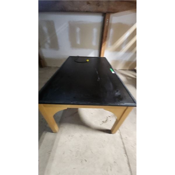 Work Table With Power / Chemical Resistant Top
