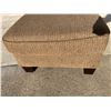 Image 13 : ARMCHAIR AND OTTOMAN; MATCHES LOVESEAT/PULL-OUT BED IN LOT #1