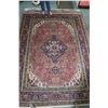 Image 1 : 100% hand made Iranian wool carpet "Tabriz" with center medallion, champagne background, stylized fl