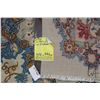 Image 3 : 100% hand made Iranian wool carpet "Kashan", borderless design, center medallion, cream background w