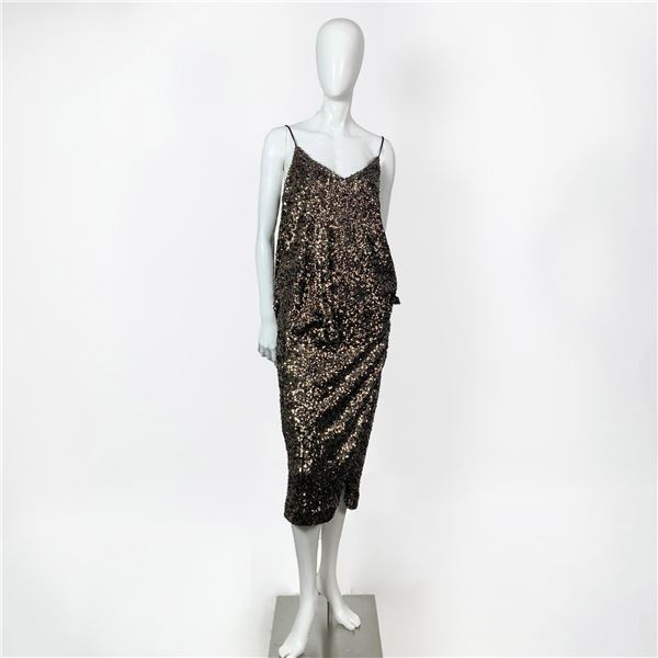 2pc Original Metaphor Sequins Top and Skirt Cocktail Set