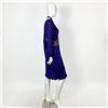 Image 2 : Original Judith Ann Purple Silk Beaded Evening Dress