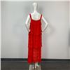 Image 2 : Piplette by Alice Ritter Long Tiered Sleeveless Red Dress