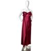 Image 1 : Original A.B.S. Collection Red Satin Strapless Evening Dress
