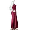Image 3 : Original A.B.S. Collection Red Satin Strapless Evening Dress