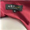 Image 6 : Original A.B.S. Collection Red Satin Strapless Evening Dress