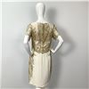 Image 5 : Original Machesa Note Embroidered Lace Silk Cocktail Dress