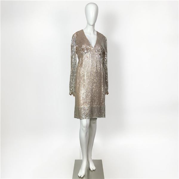 Richilene Elizabeth Arden Sequin Long Sleeved Dress