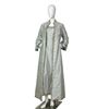 Image 1 : 2Pc Embroidered Silk Caftan & Matching Sleeveless Dress