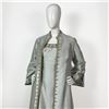 Image 2 : 2Pc Embroidered Silk Caftan & Matching Sleeveless Dress