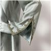 Image 5 : 2Pc Embroidered Silk Caftan & Matching Sleeveless Dress