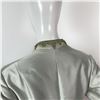 Image 7 : 2Pc Embroidered Silk Caftan & Matching Sleeveless Dress