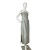 Image 8 : 2Pc Embroidered Silk Caftan & Matching Sleeveless Dress