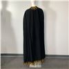 Image 2 : Full Length Black Embroidered Cape