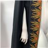 Image 3 : Full Length Black Embroidered Cape