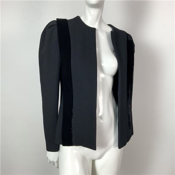 Engie Black Wool and Silk Jacket