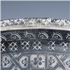 Image 2 : Oval Silver Plated Etched Tray