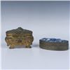 Image 3 : 2pc Ornate Vintage Metal Boxes