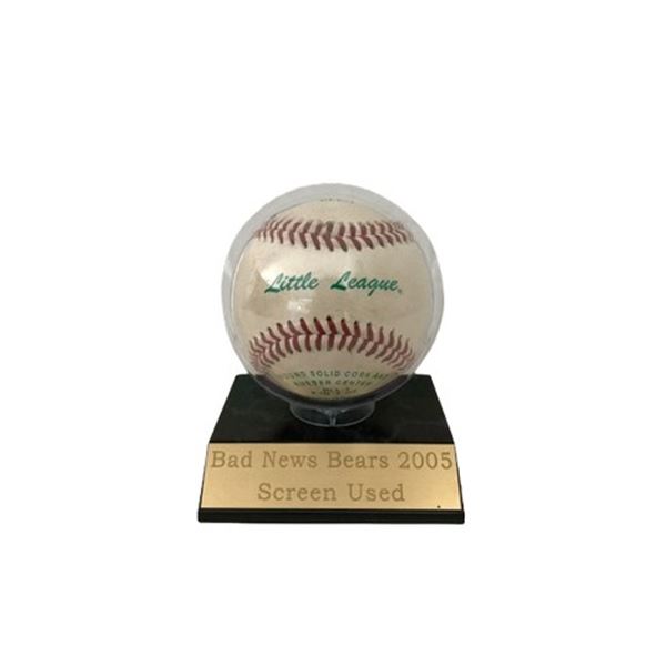 Bad News Bears Screen Used Baseball Movie Props