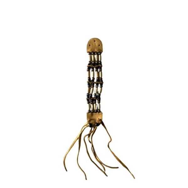 Elvis Presley's Leather and Bead Bracelet