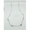 Image 1 : 2.99 ctw "Diamonds by the Yard" Diamond Necklace - 18K White Gold