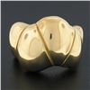 Image 2 : Estate John Hardy 18k Yellow Gold Bamboo Collection Wide Polished Band Ring