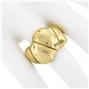 Image 3 : Estate John Hardy 18k Yellow Gold Bamboo Collection Wide Polished Band Ring