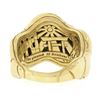 Image 7 : Estate John Hardy 18k Yellow Gold Bamboo Collection Wide Polished Band Ring