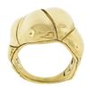 Image 8 : Estate John Hardy 18k Yellow Gold Bamboo Collection Wide Polished Band Ring