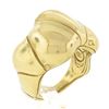 Image 9 : Estate John Hardy 18k Yellow Gold Bamboo Collection Wide Polished Band Ring