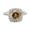 Image 1 : 2.81 ctw CENTER Diamond 14K White Gold Ring (3.57 ctw Diamonds) GIA CERTIFIED