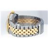 Image 8 : Rolex Mens Two Tone Champagne Diamond Pyramid Bezel Datejust Wristwatch