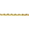 Image 9 : Vintage Retro 14K Yellow Gold 7.25" 20mm Wide Fluted & Grooved Link Bracelet