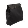 Image 3 : Hermes Black Canvas Leather GM HendBag