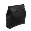 Image 4 : Hermes Black Canvas Leather GM HendBag
