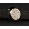 Image 6 : Hermes Black Canvas Leather GM HendBag