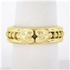 Image 1 : Judith Ripka 18k Yellow Gold Dual Heart Moi et Toi Eternity Beaded Band Ring