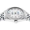 Image 9 : Rolex Mens Stainless Steel White Diamond Lugs 36MM Datejust Wristwatch