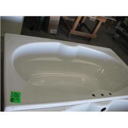 6' KOHLER TUB- CENTER DRAIN AND FAUCET