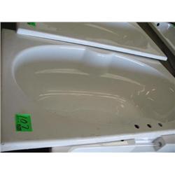 6' KOHLER TUB- CENTER DRAIN AND FAUCET