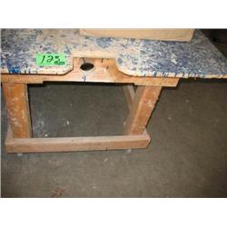 4x4 WOODEN WORK TABLE