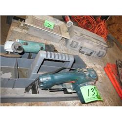 CORDLESS SAW, 4" DISC GRINDER